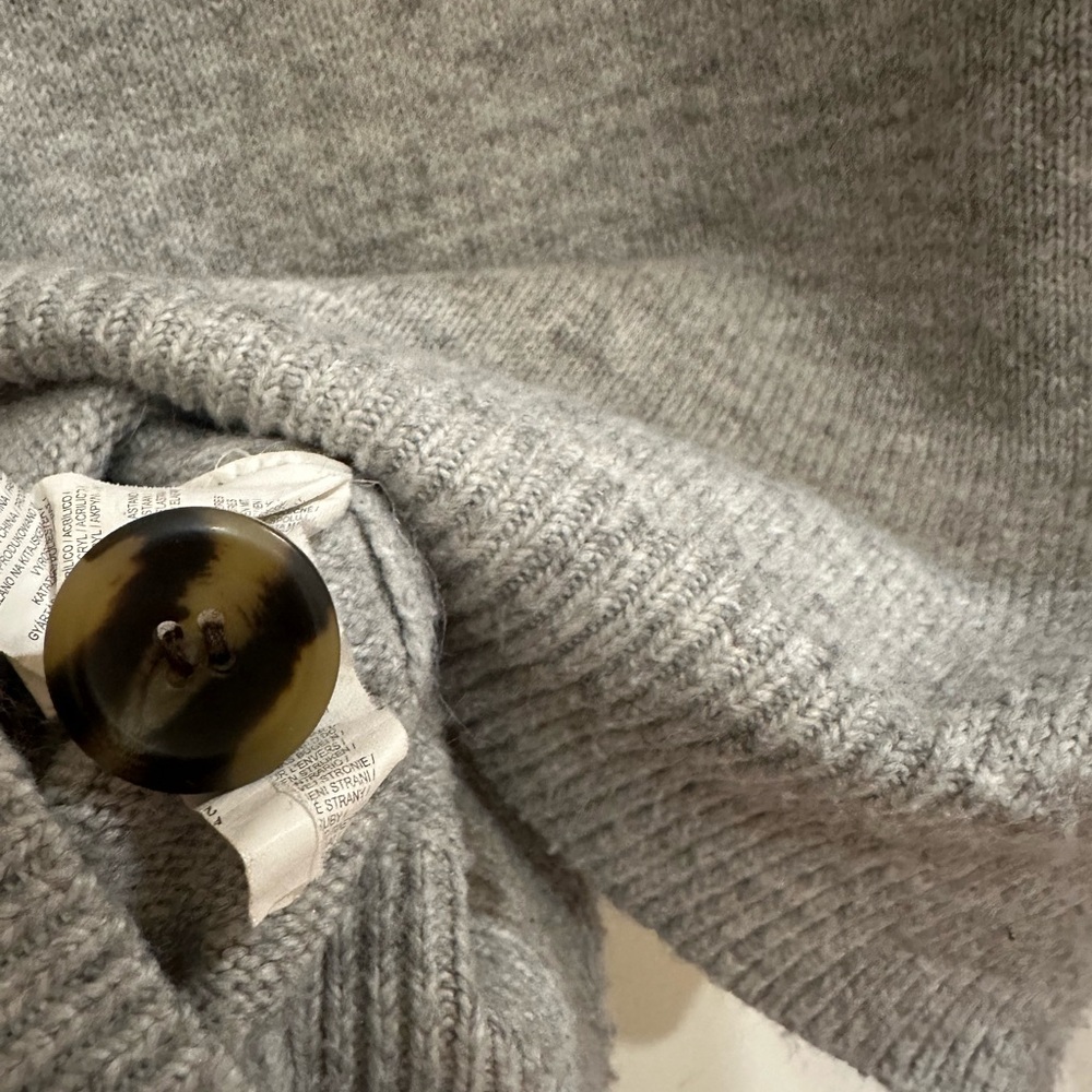 Gray Button Down Sweater - Picture 6 of 6